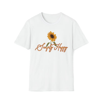 Sunflower Simply Happy T-Shirt