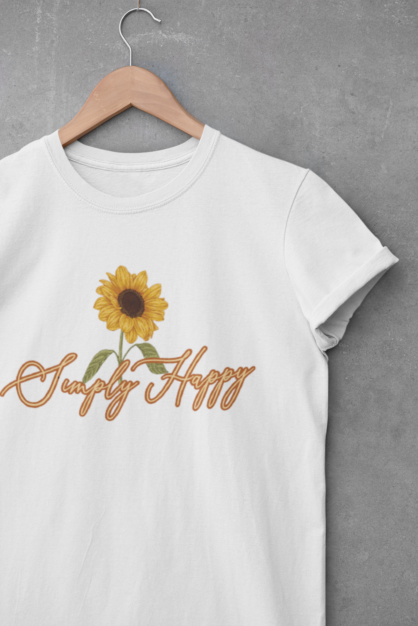 Sunflower Simply Happy T-Shirt