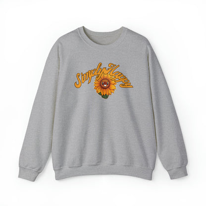 Simply Happy Graphic Sweatshirt